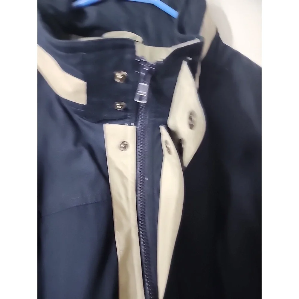 Roundtree & Yorke Jacket Mens XLT  Navy Soft Shell Full Zip Outdoor windbreaker